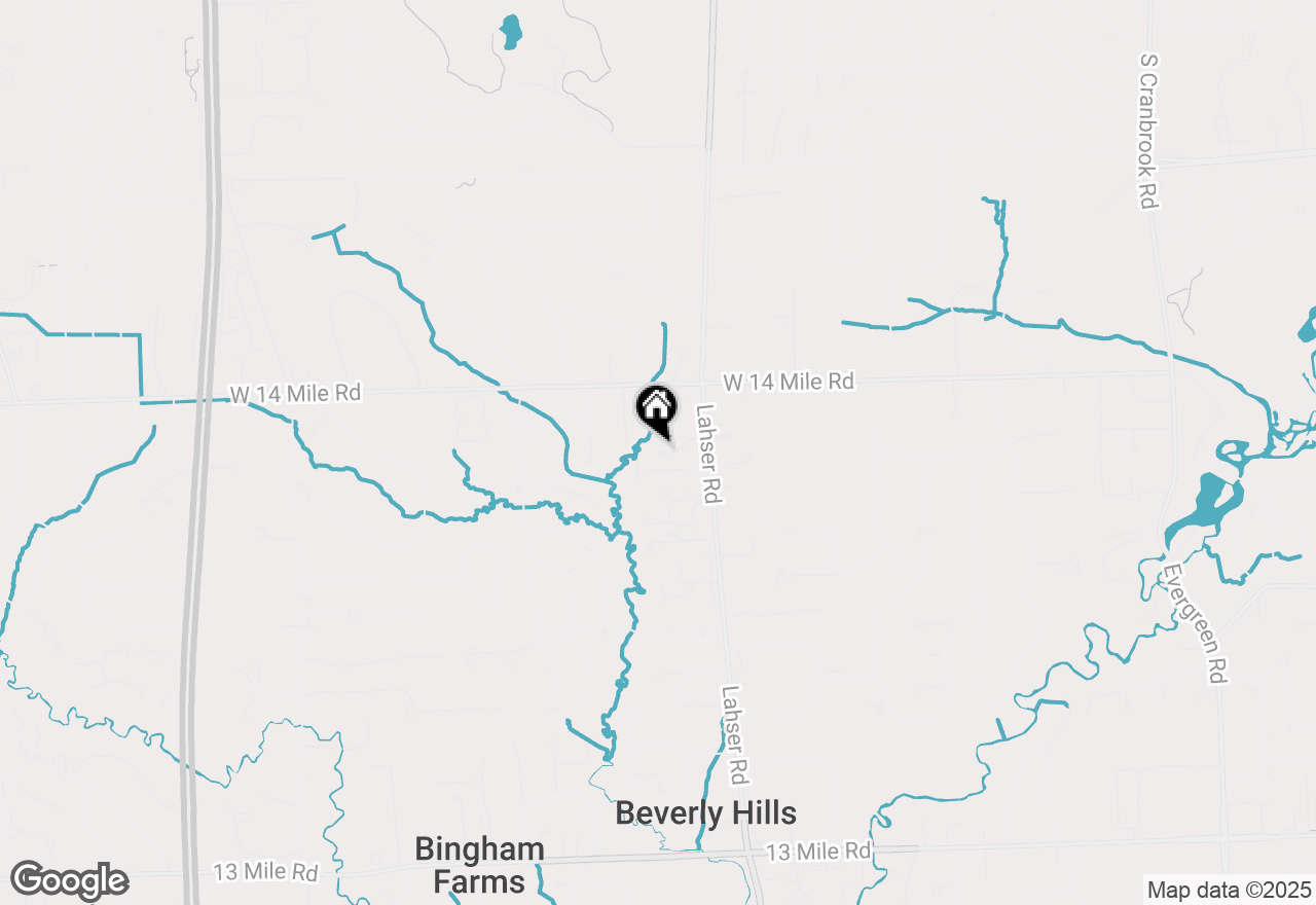 Map of 22366 Valley Oaks Drive, Beverly Hills, MI 48025