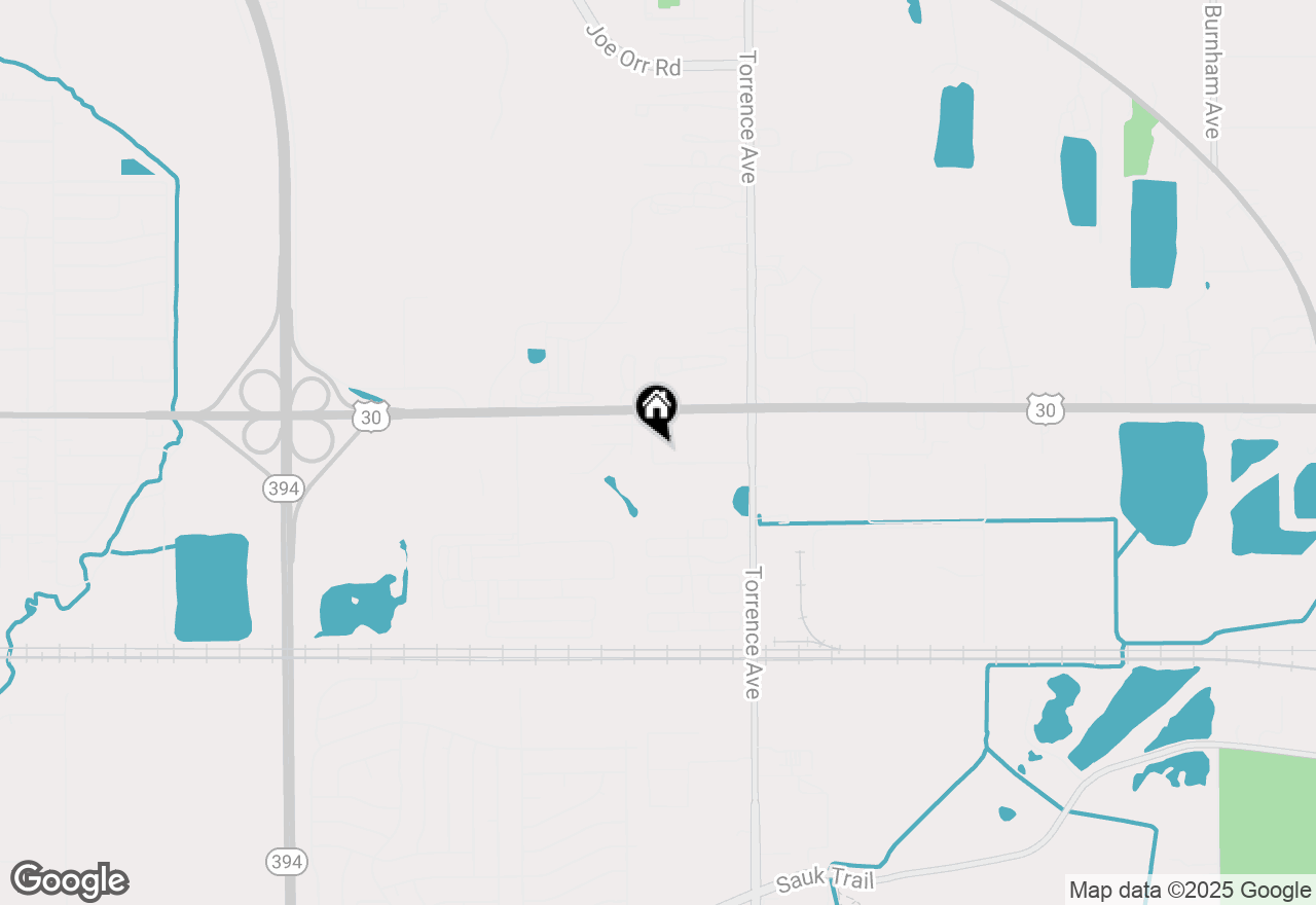 Map of 1178 Barry Lane, Sauk Village, IL 60411