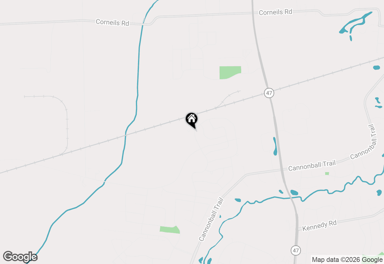 Map of 2883 Mcmurtrie Court, Yorkville, IL 60560
