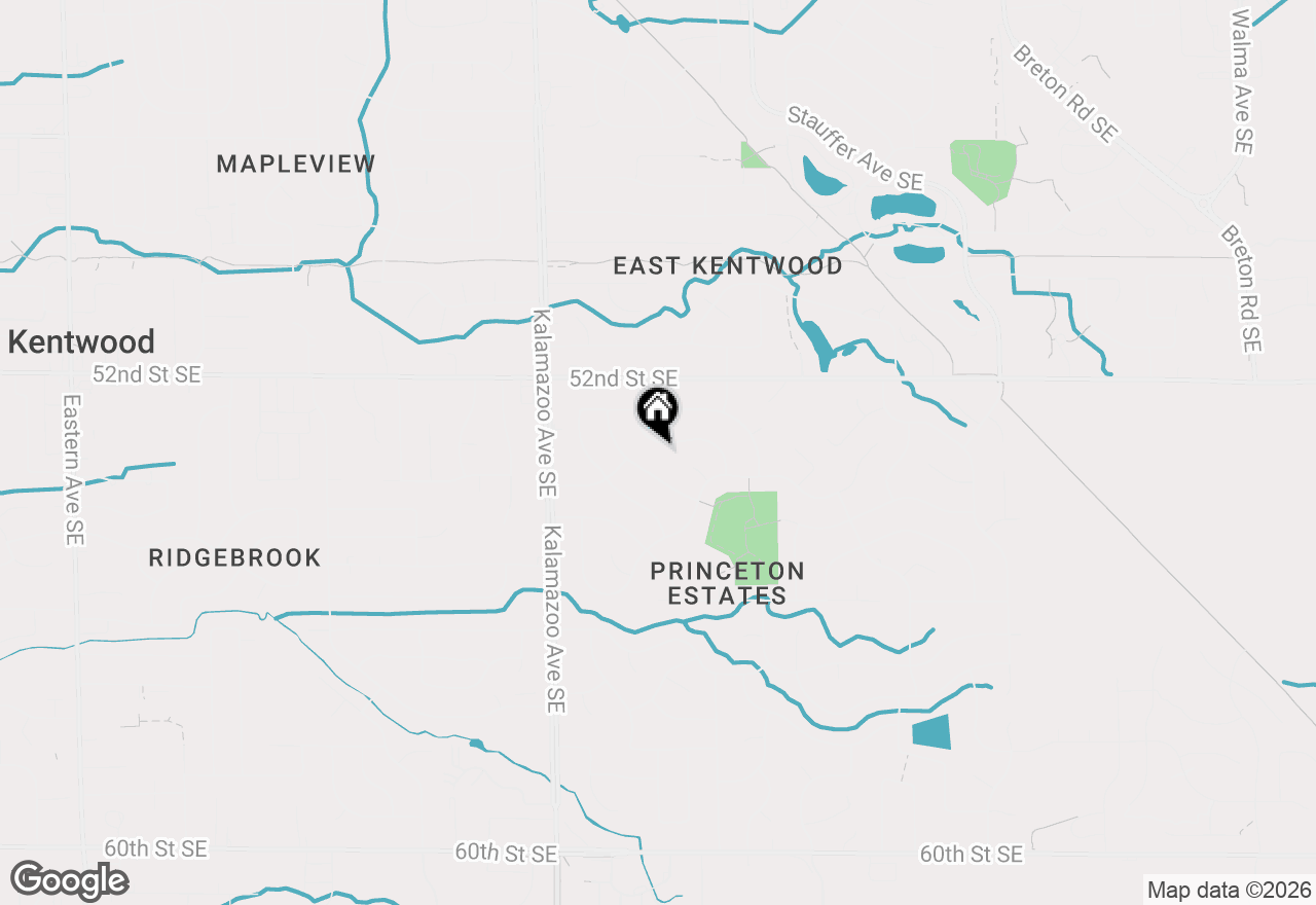 Map of 5289 Queensbury Drive Se, Kentwood, MI 49508