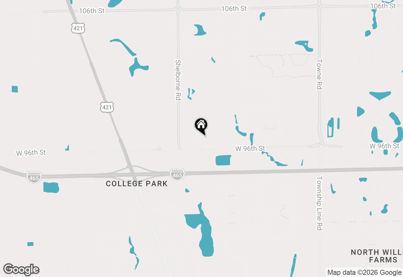 Map of 9669 Sycamore Road, Carmel, IN 46032
