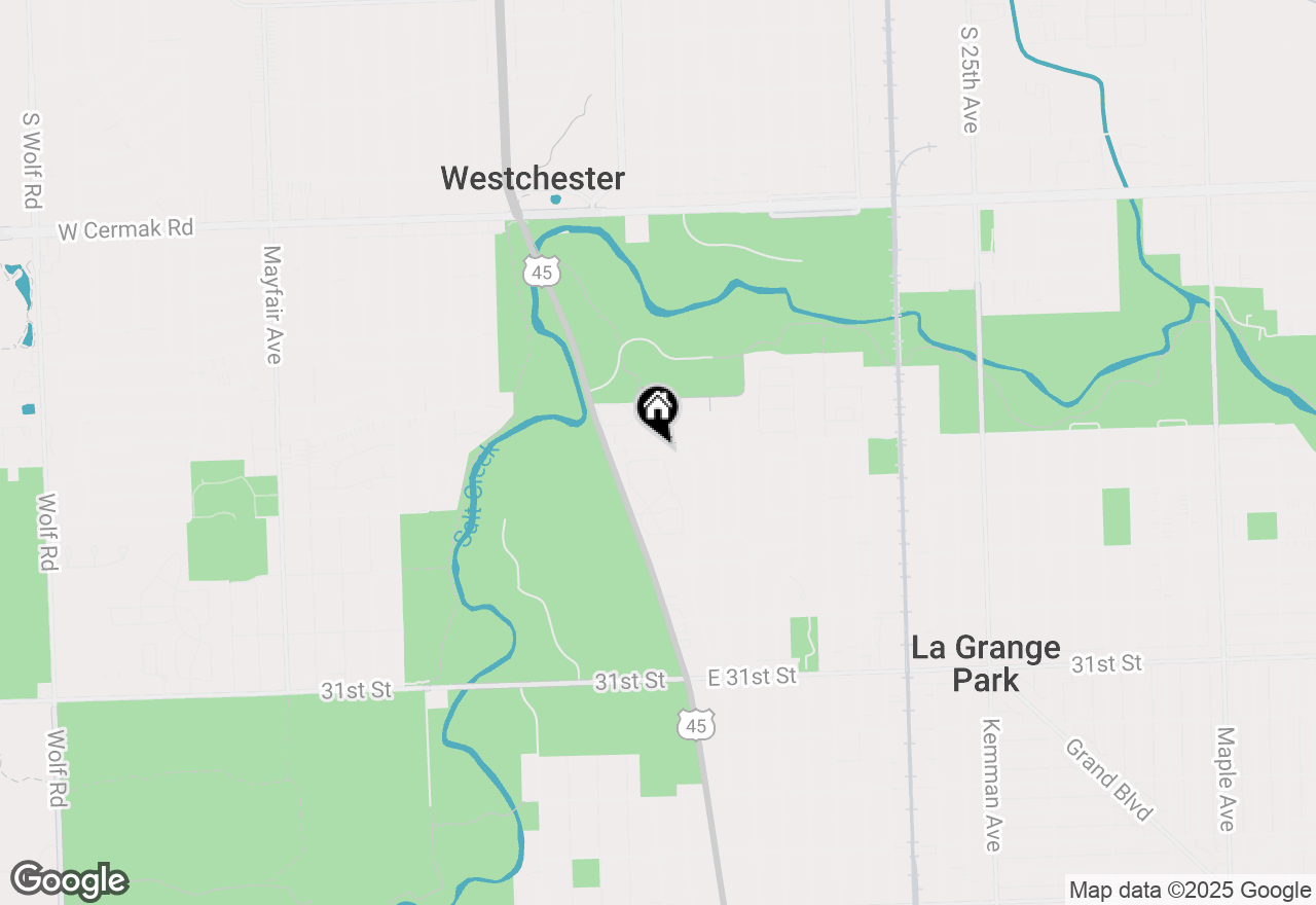 Map of 22 Scotdale Road, La Grange Park, IL 60526