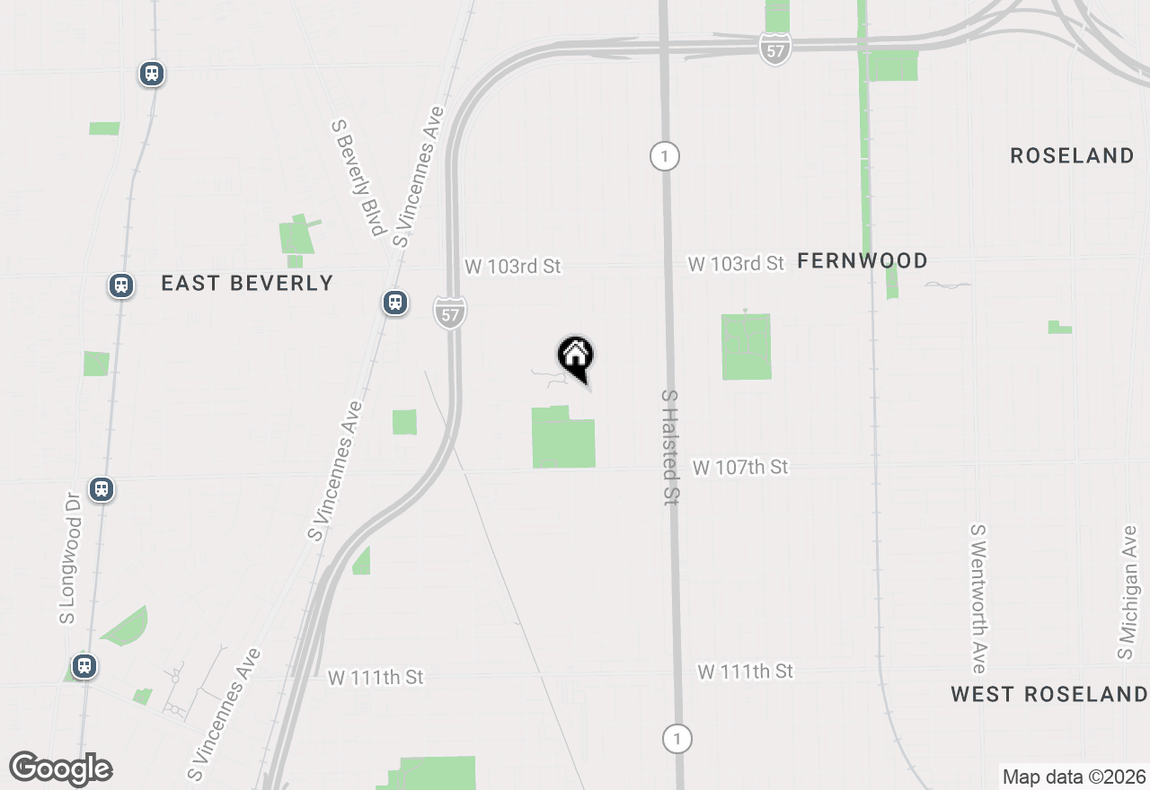 Map of 10531 S Morgan Street, Chicago, IL 60643