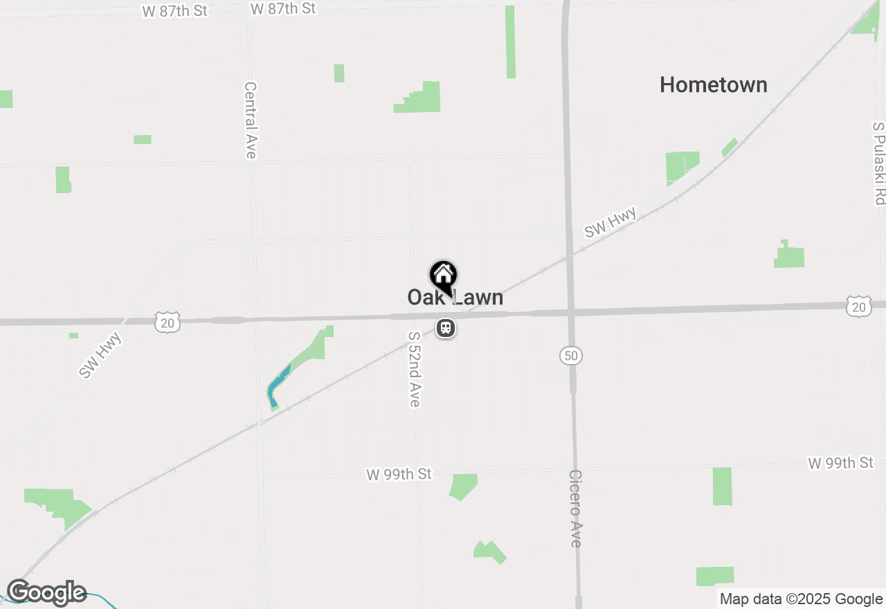 Map of 9440 S 51st Avenue #417, Oak Lawn, IL 60453