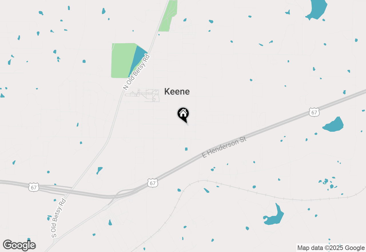 Map of 217 E 3rd Street #C, Keene, TX 76059