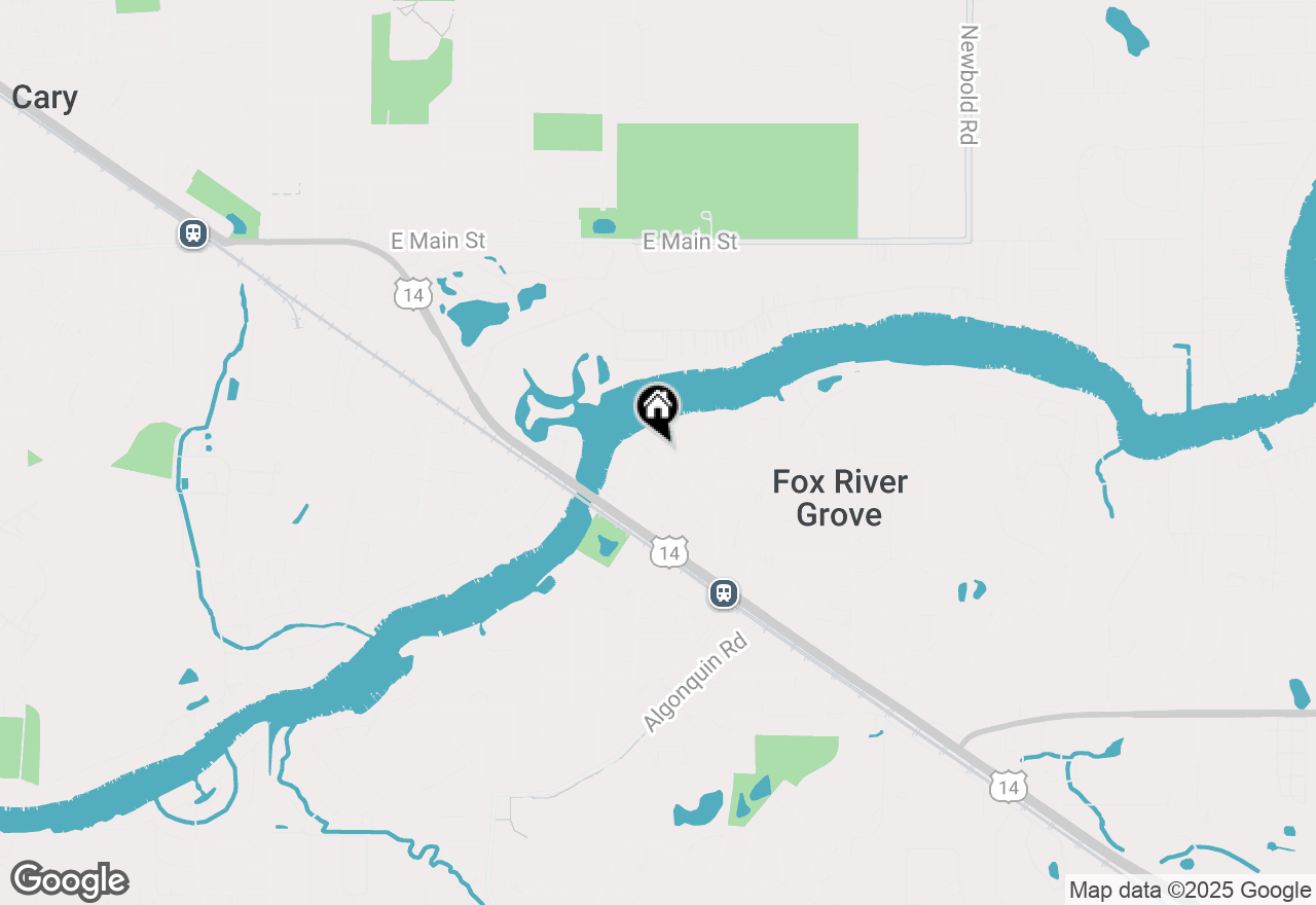 Map of 215 N River Road, Fox River Grove, IL 60021