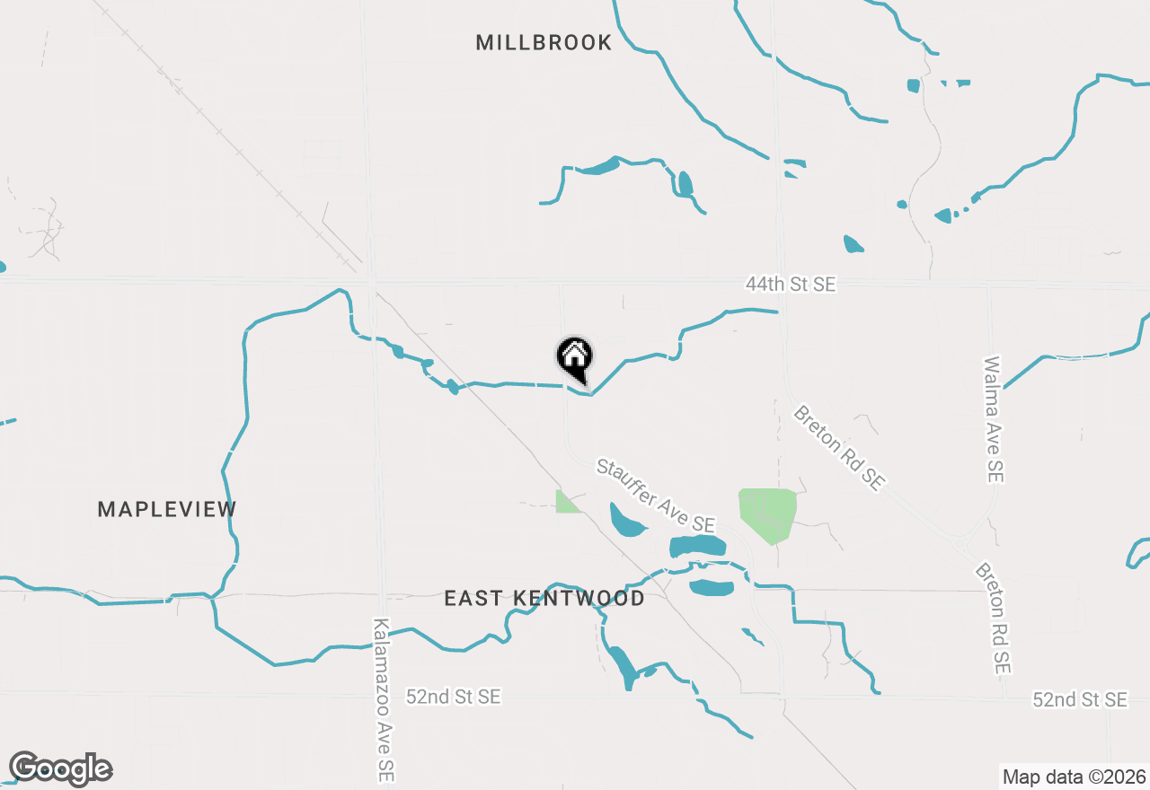 Map of 4614 Stauffer Avenue Se, Grand Rapids, MI 49508