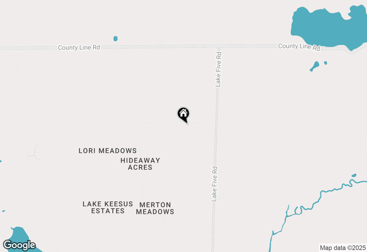Map of N91W27790 N Red Fox Run, Pewaukee, WI 53072