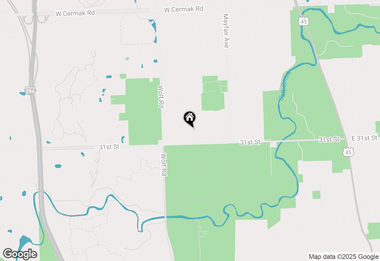 Map of 3060 Rosebrook Circle, Westchester, IL 60154