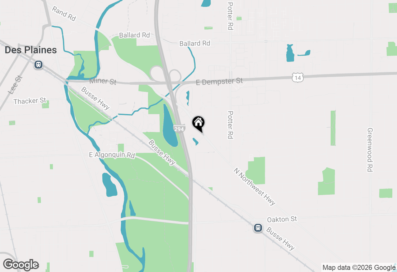 Map of 1480 Renaissance Drive, Park Ridge, IL 60068