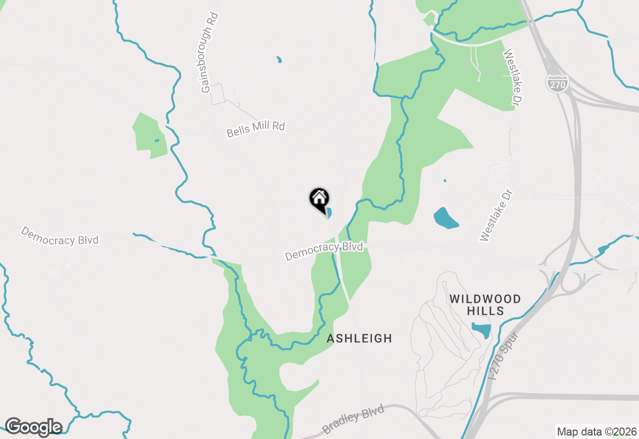 Map of 10229 Sundance Court, Potomac, MD 20854