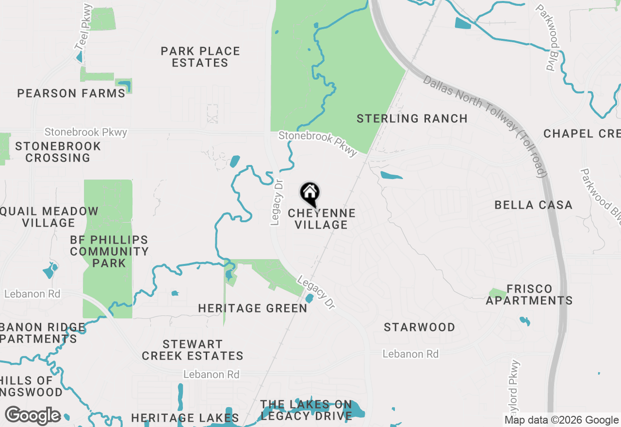 Map of 5088 Kiowa Drive, Frisco, TX 75034