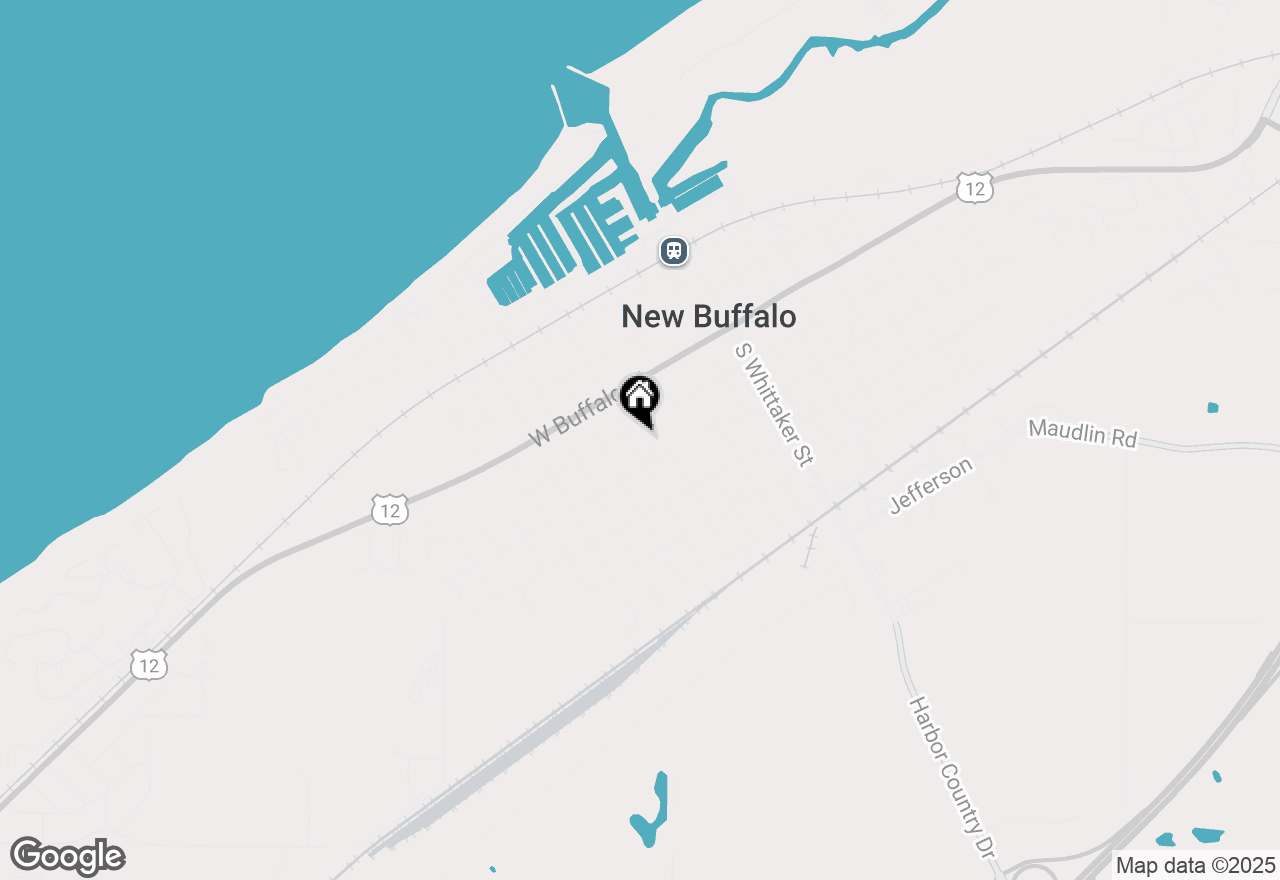 Map of 111 S Willard Street, New Buffalo, MI 49117