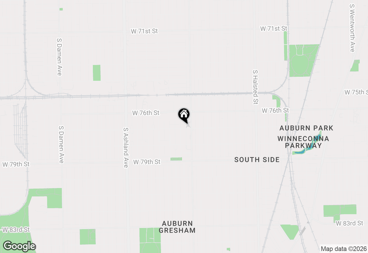 Map of 1226 W 77th Street, Chicago, IL 60620