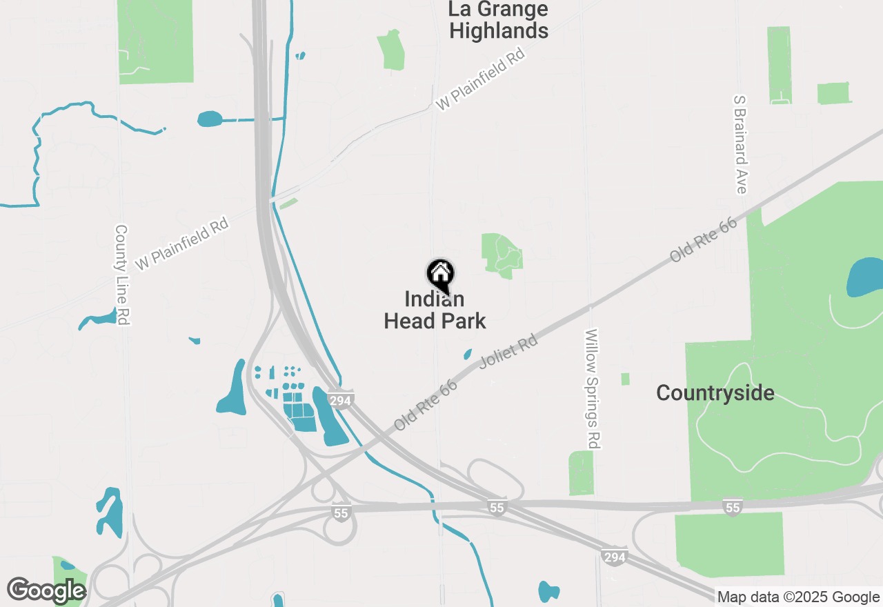 Map of 2 Westwood Drive, Indian Head Park, IL 60525