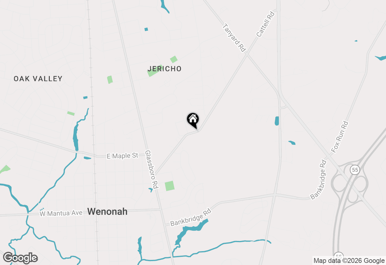 Map of 1011 Cattell Road, Wenonah, NJ 08090