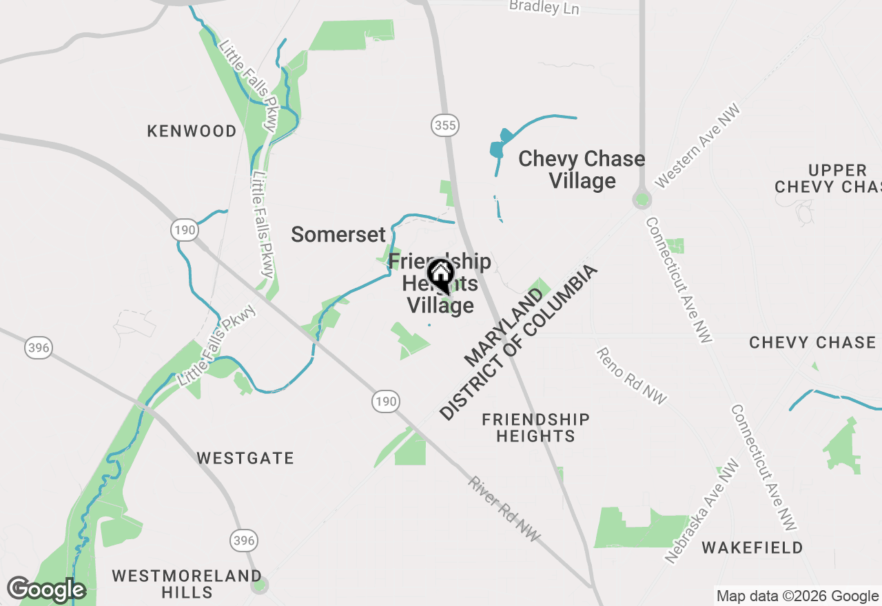 Map of 4515 Willard Avenue #716S, Chevy Chase, MD 20815