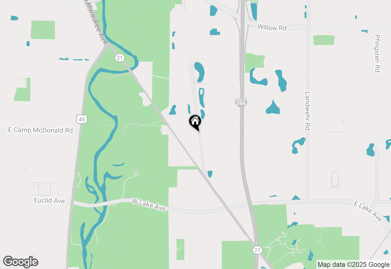 Map of 3849 N Parkway Drive #2A, Northbrook, IL 60062