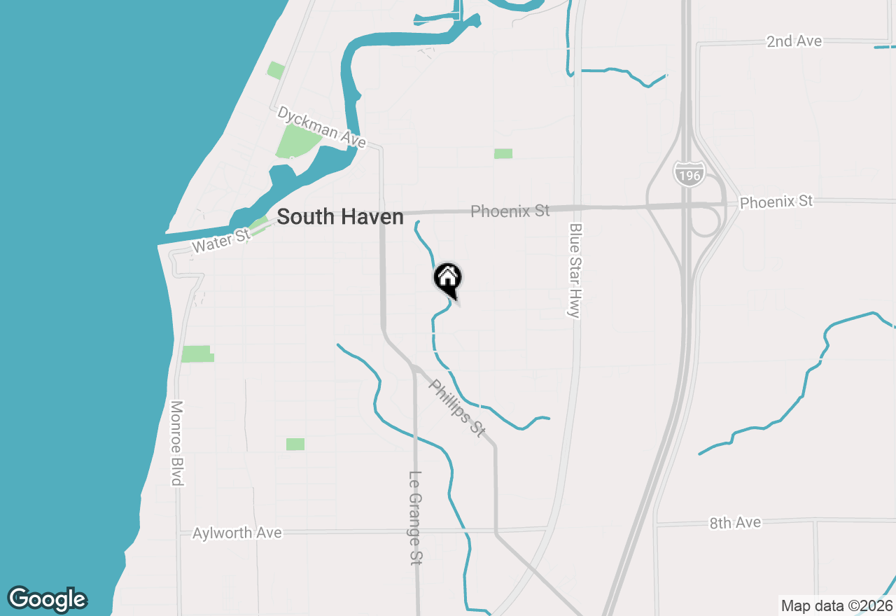 Map of 525 Prospect Street, South Haven, MI 49090