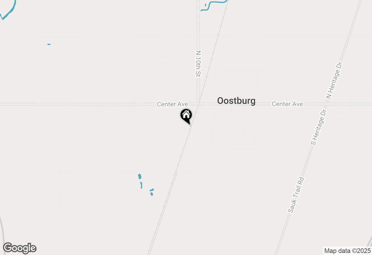 Map of 215 S 11th St #B, Oostburg, WI 53070