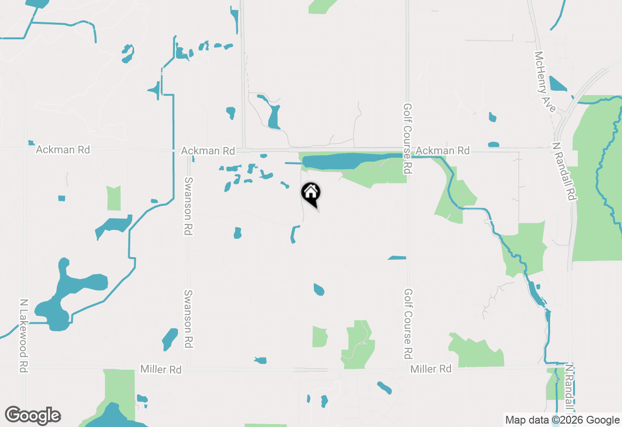 Map of 1491 Woodscreek Circle, Crystal Lake, IL 60014