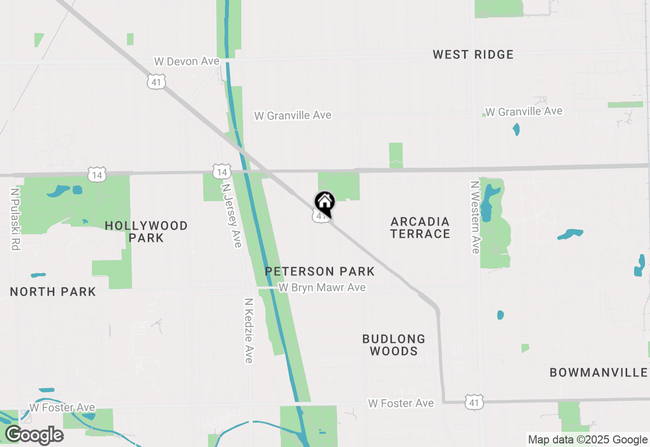 Map of 5824 N Lincoln Avenue #PH-3A, Chicago, IL 60659