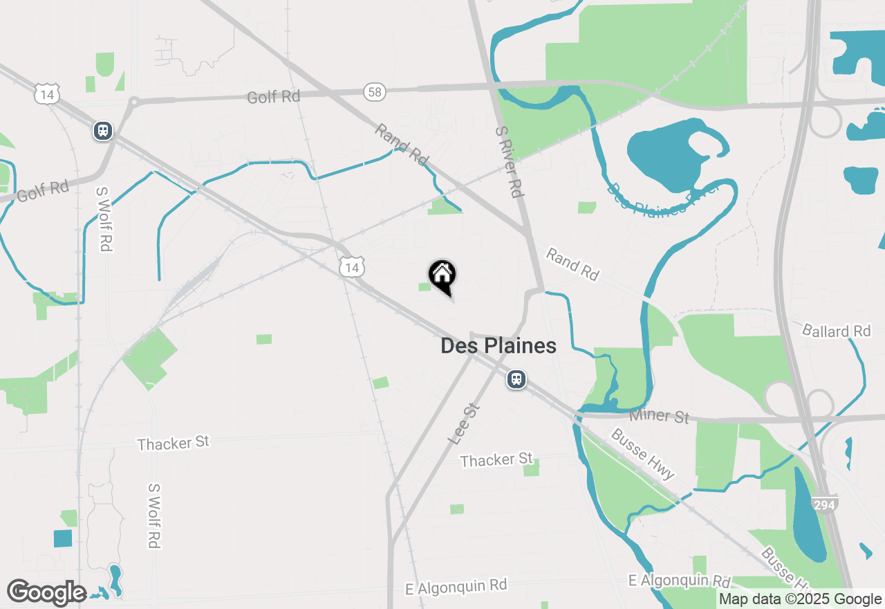 Map of 1330 Perry Street #504, Des Plaines, IL 60016