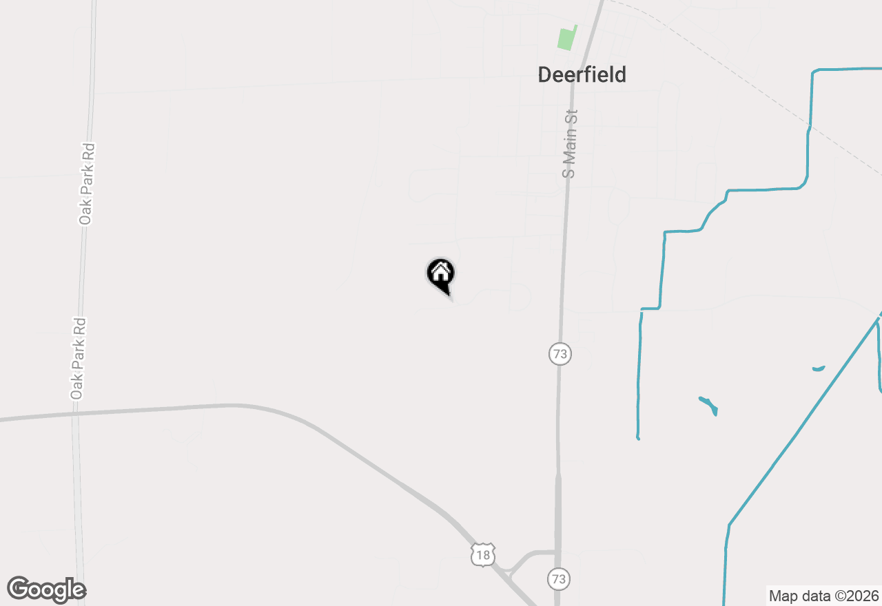 Map of 308 Skyland Way, Deerfield, WI 53531