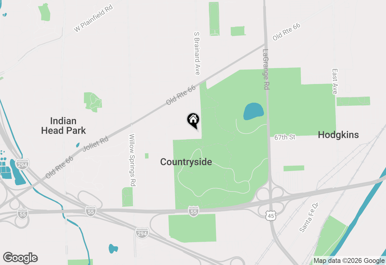 Map of 6700 S Brainard Avenue #110, Countryside, IL 60525