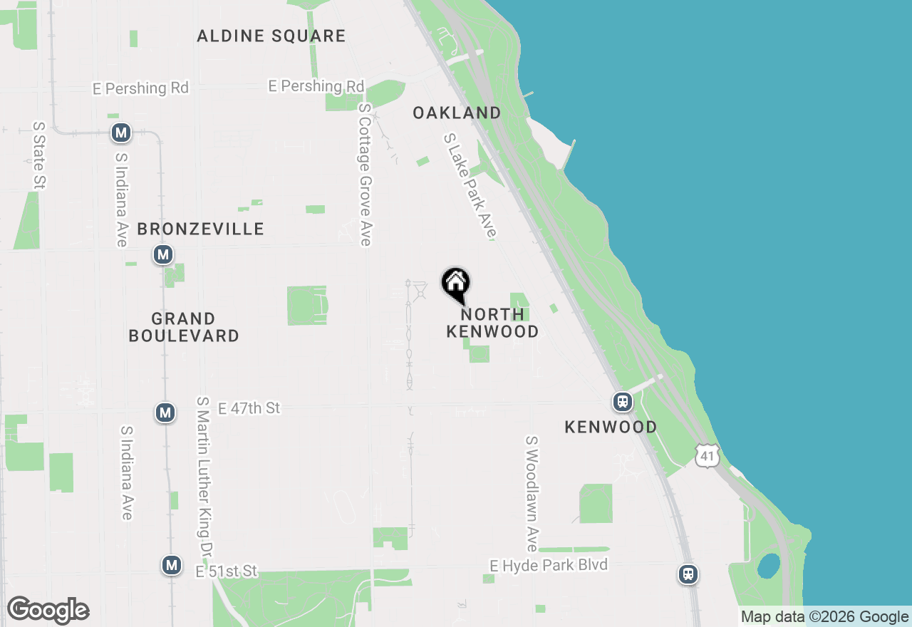 Map of 4451 S Ellis Avenue, Chicago, IL 60653