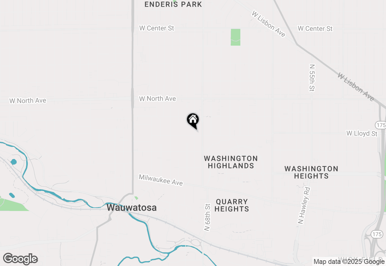 Map of 6904 W Lloyd St, Wauwatosa, WI 53213