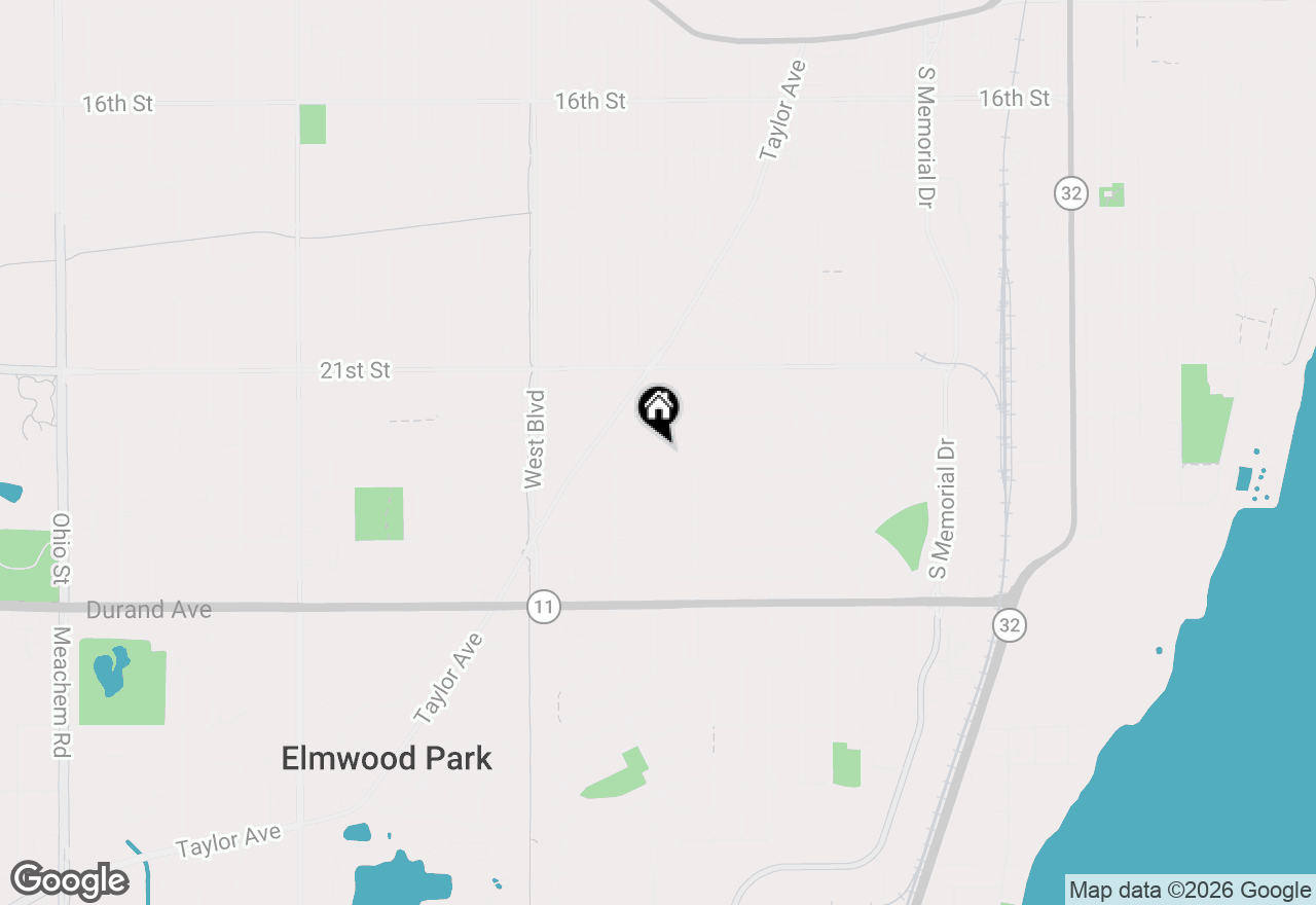 Map of 2609 Bate St, Racine, WI 53403