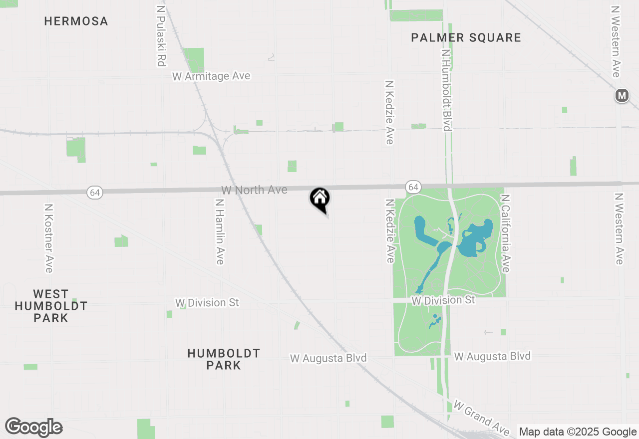 Map of 3427 W Le Moyne Street, Chicago, IL 60651