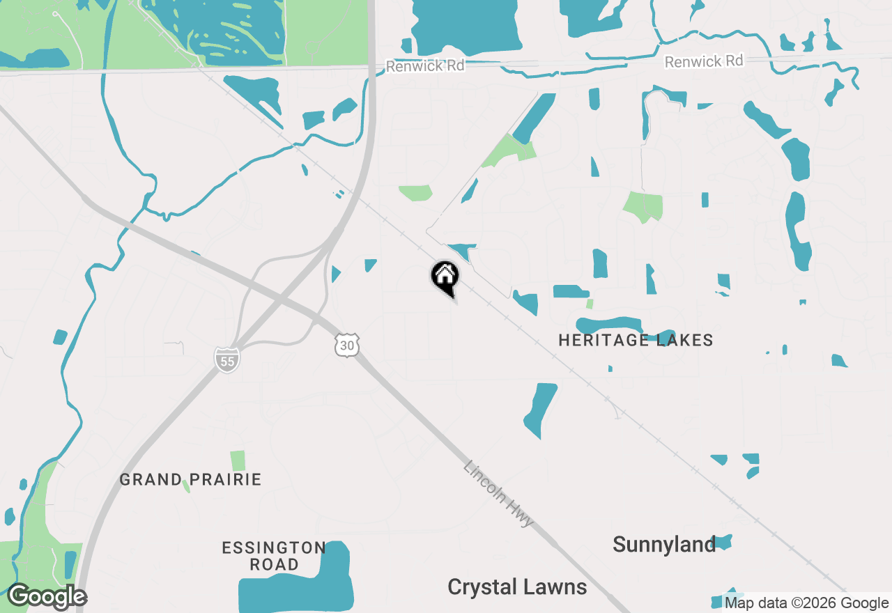 Map of 3321 Caroline Drive, Joliet, IL 60435