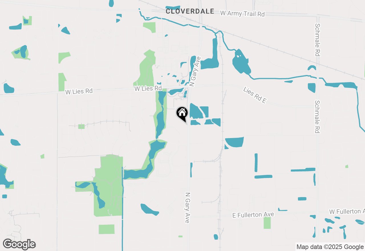 Map of 342 Klein Creek Court #342-D, Carol Stream, IL 60188