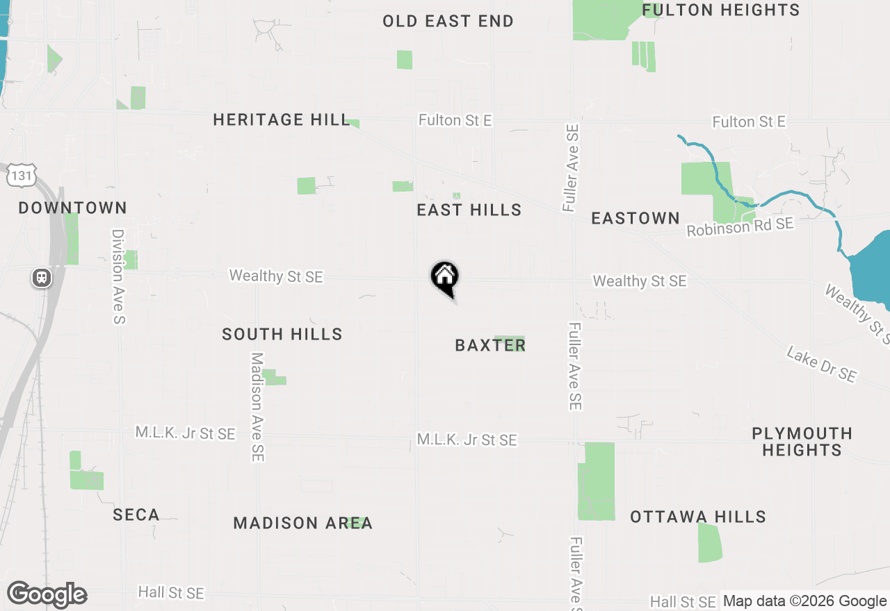 Map of 842 Sigsbee Street Se, Grand Rapids, MI 49506