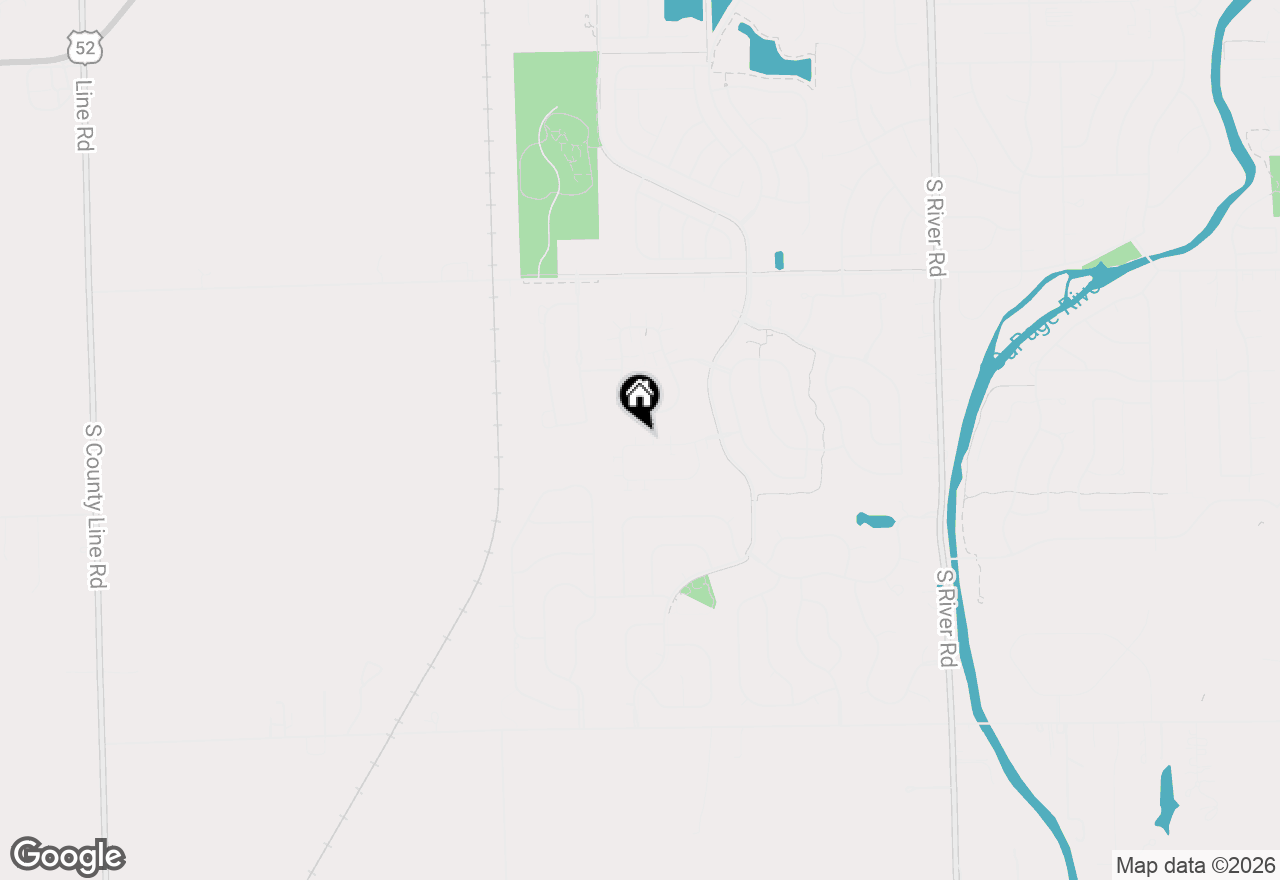 Map of 1710 Devonshire Lane, Shorewood, IL 60404