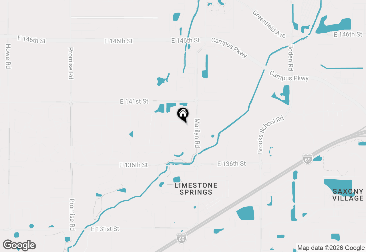 Map of 13912 Luxor Chase, Fishers, IN 46038