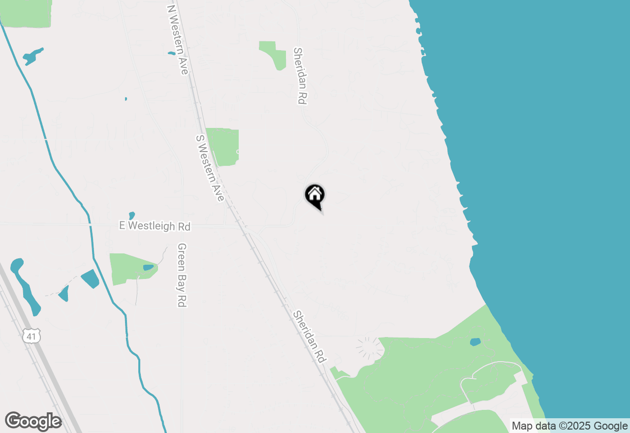 Map of 875 Walden Lane, Lake Forest, IL 60045