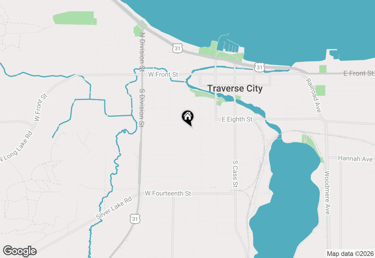 Map of 336 W Ninth Street, Traverse City, MI 49684