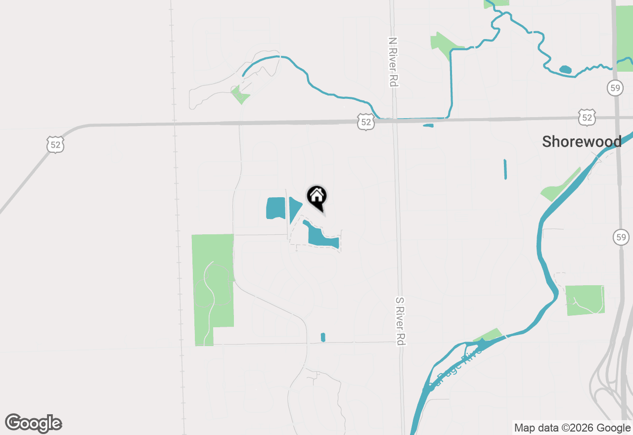 Map of 1409 Justice Court, Shorewood, IL 60404