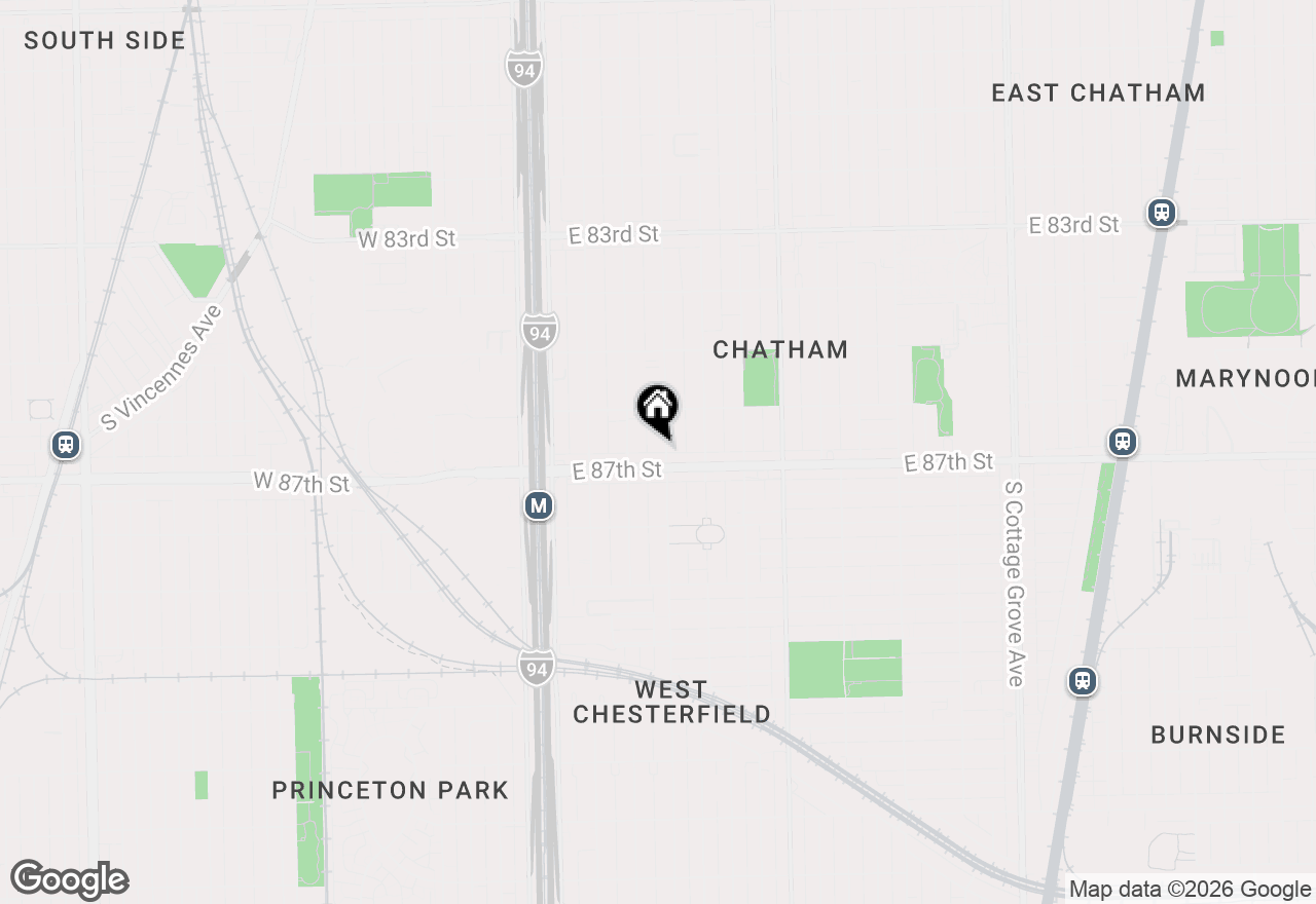 Map of 8642 S Indiana Avenue, Chicago, IL 60619