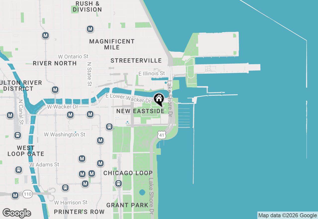 Map of 201 N Westshore Drive #1601, Chicago, IL 60601