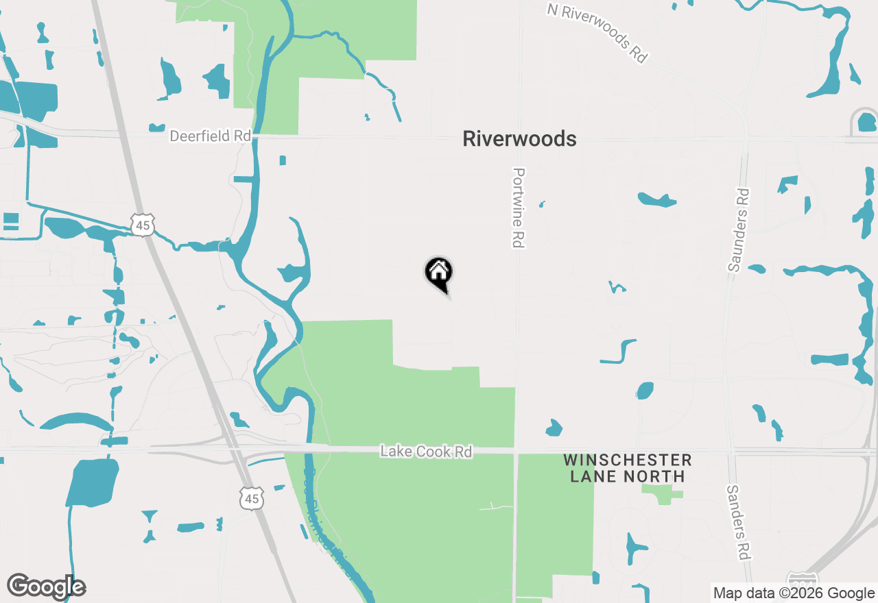 Map of 3033 Blackthorn Road, Riverwoods, IL 60015