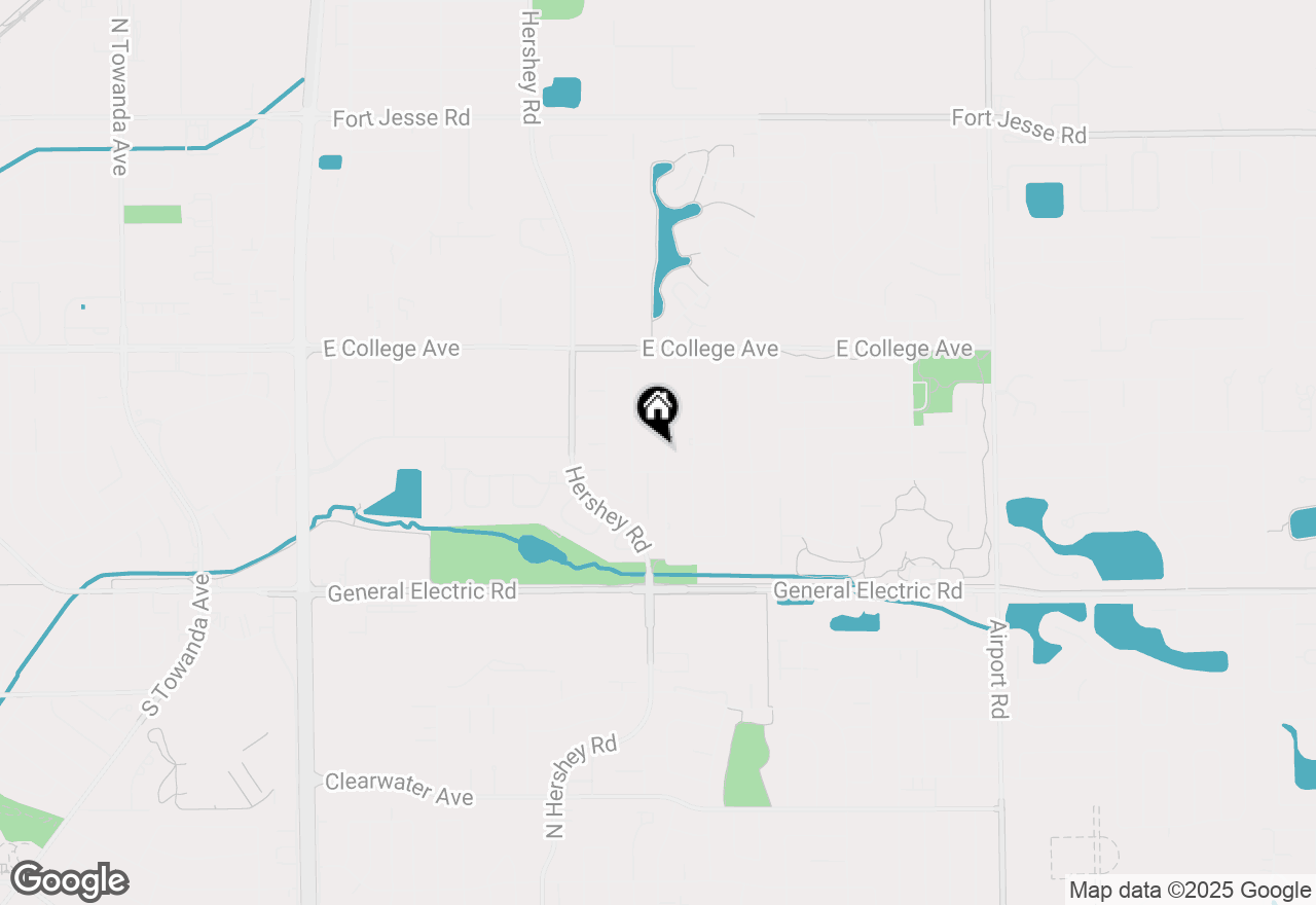 Map of 2104 Oakwood Avenue, Bloomington, IL 61704