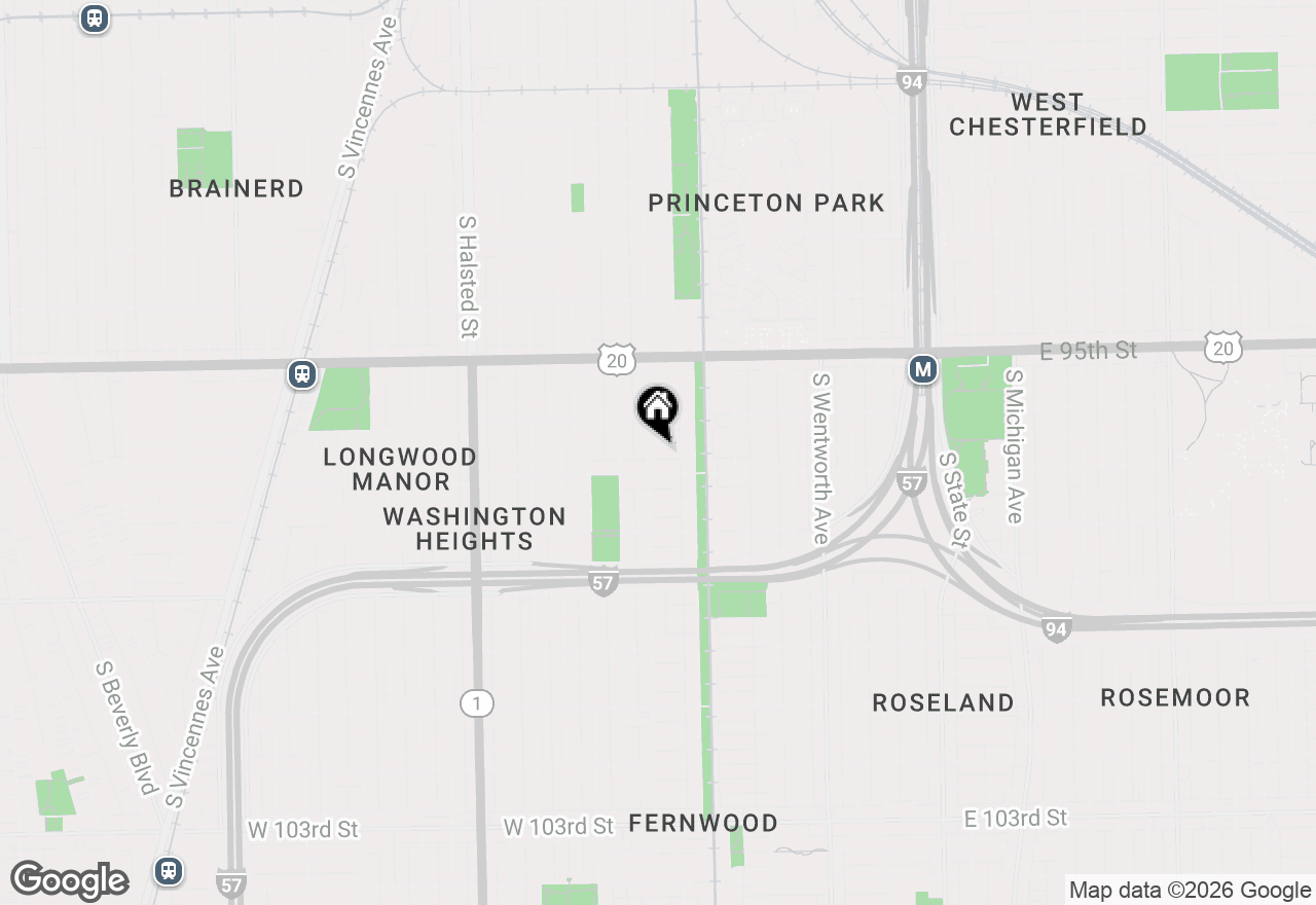 Map of 439 W 96th Place, Chicago, IL 60628