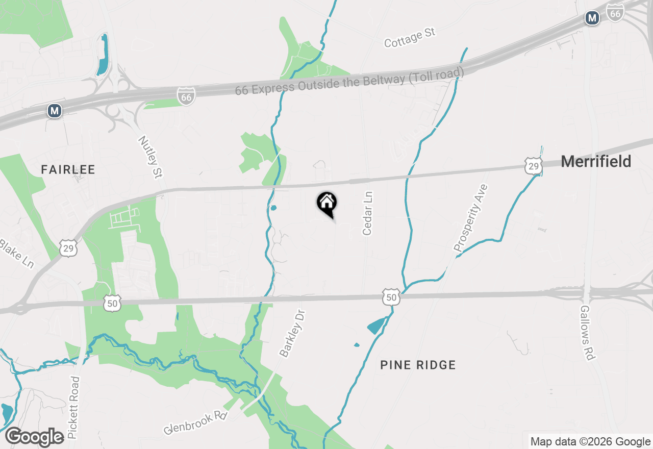 Map of 8873 Royal Doulton Lane, Fairfax, VA 22031