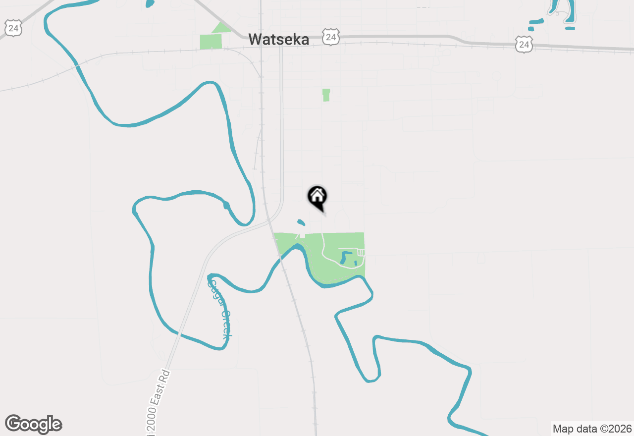 Map of 160 E Pendexter Avenue, Watseka, IL 60970