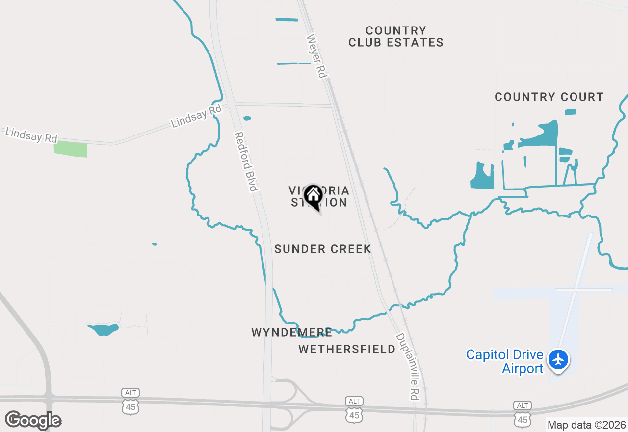 Map of N42W22777 London Ct, Pewaukee, WI 53072