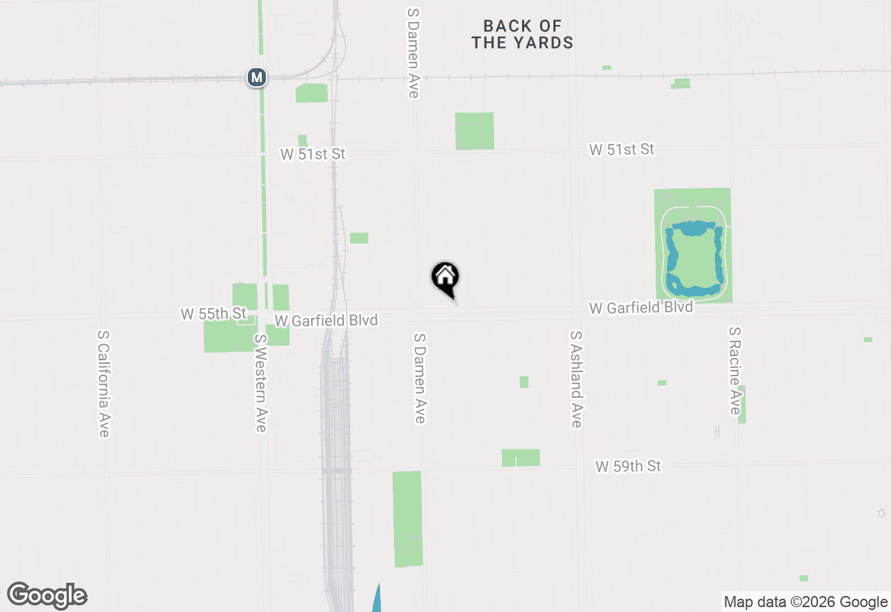 Map of 1916 W Garfield Boulevard, Chicago, IL 60609